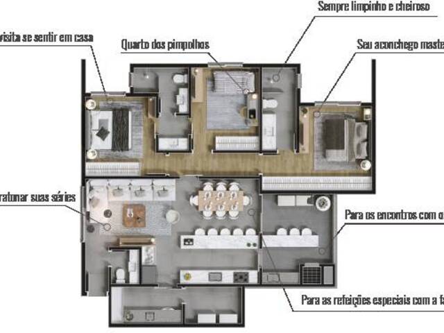 #545 - Apartamento para Venda em Sorriso - MT - 2